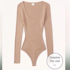 Abercrombie Scoopneck Sweater Bodysuit xs